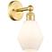 Edison Cindyrella 11 3/4" High Satin Gold Wall Sconce