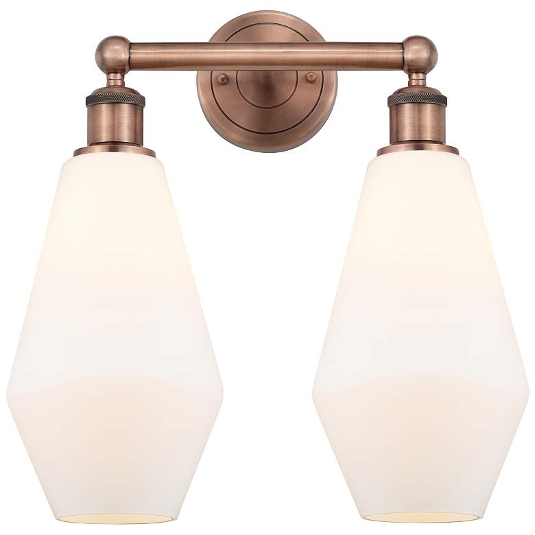 Image 1 Edison Cindyrella 16 1/4" High Antique Copper 2-Light Sconce