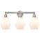 Edison Cindyrella 24" Wide Satin Nickel 3-Light Bath Light
