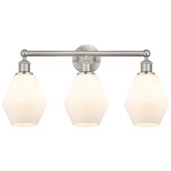 Edison Cindyrella 24" Wide Satin Nickel 3-Light Bath Light