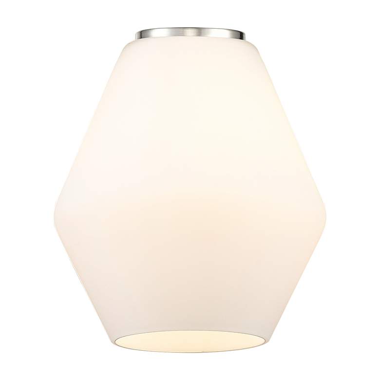 Image 5 Edison Cindyrella 6" Oil Rubbed Bronze Sconce w/ Cased Matte White Sha more views