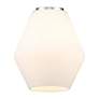 5_Edison Cindyrella 6" Oil Rubbed Bronze Sconce w/ Cased Matte White Sha more views