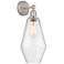 Edison Cindyrella 7" Brushed Satin Nickel Sconce w/ Seedy Shade