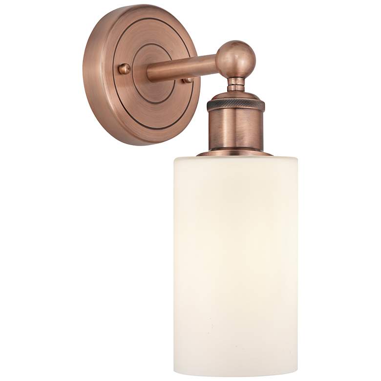 Image 1 Edison Clymer 11 1/2" High Antique Copper Wall Sconce