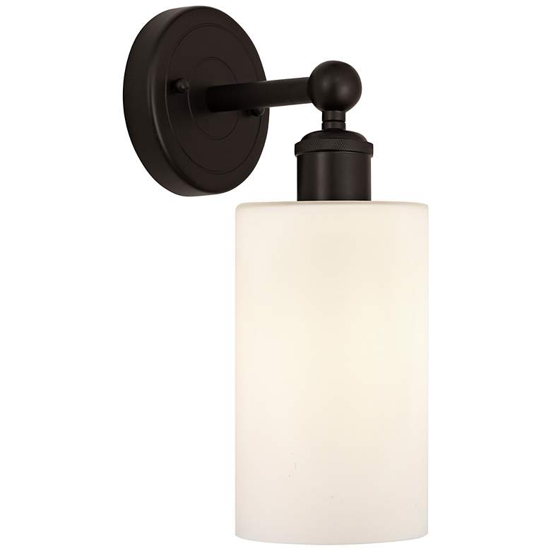 Image 1 Edison Clymer 11 1/2" High Oil-Rubbed Bronze Wall Sconce