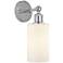 Edison Clymer 11 1/2" High Polished Chrome Wall Sconce