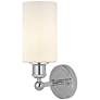 3_Edison Clymer 11 1/2" High Polished Chrome Wall Sconce more views
