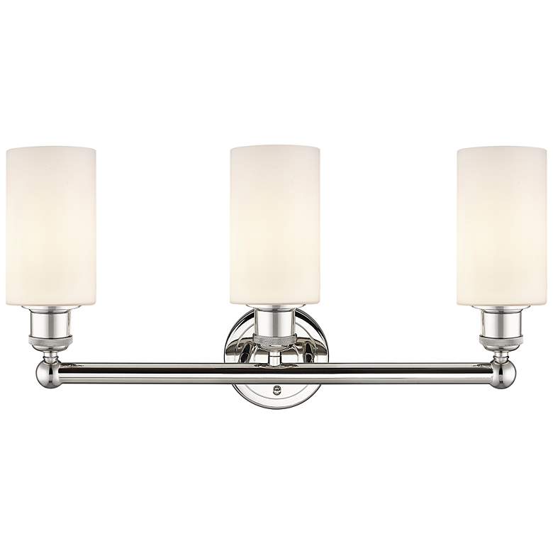 Image 3 Edison Clymer 22" Wide Polished Nickel 3-Light Bath Light more views
