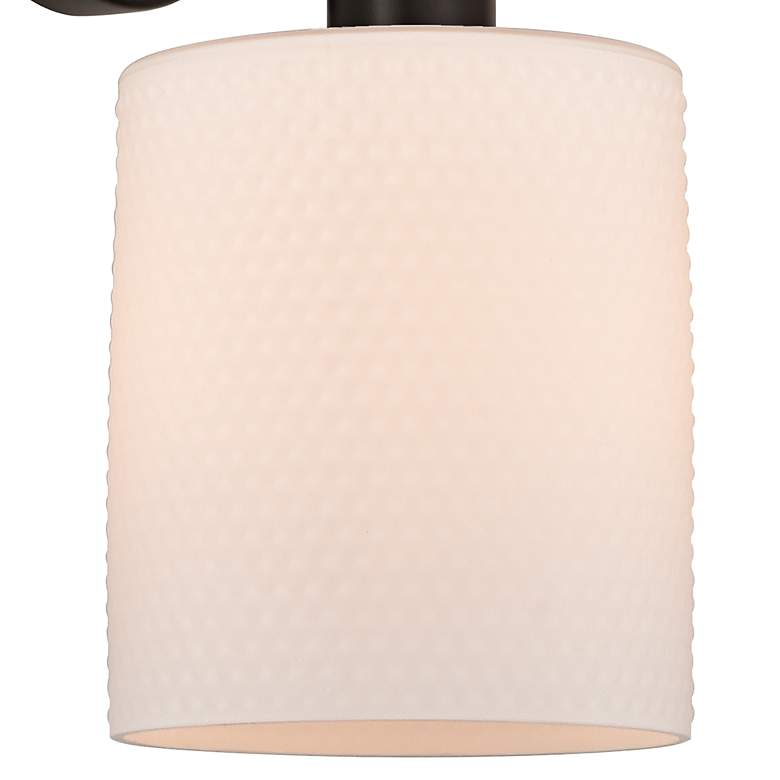 Image 2 Edison Cobbleskill 11 1/2"H Oil-Rubbed Bronze Wall Sconce more views