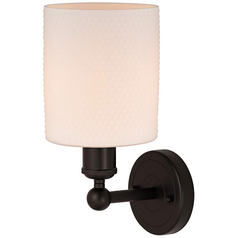 Image 3 Edison Cobbleskill 11 1/2"H Oil-Rubbed Bronze Wall Sconce more views