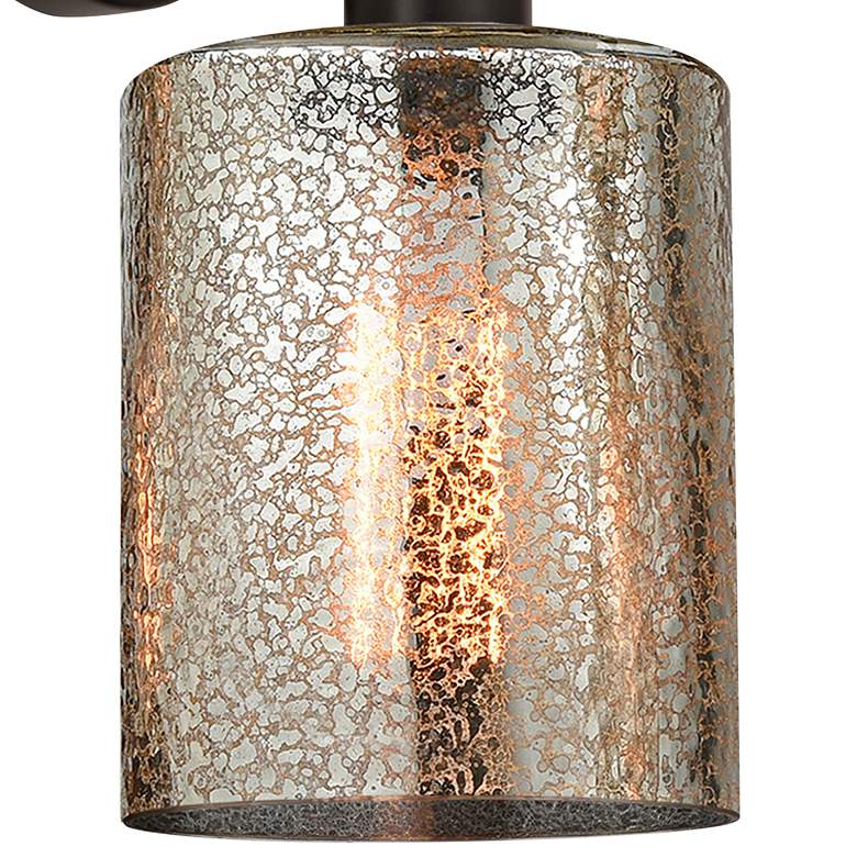 Image 2 Edison Cobbleskill 11 1/2"H Oil-Rubbed Bronze Wall Sconce more views