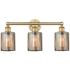 Edison Cobbleskill 23" Wide Brushed Brass 3-Light Bath Light