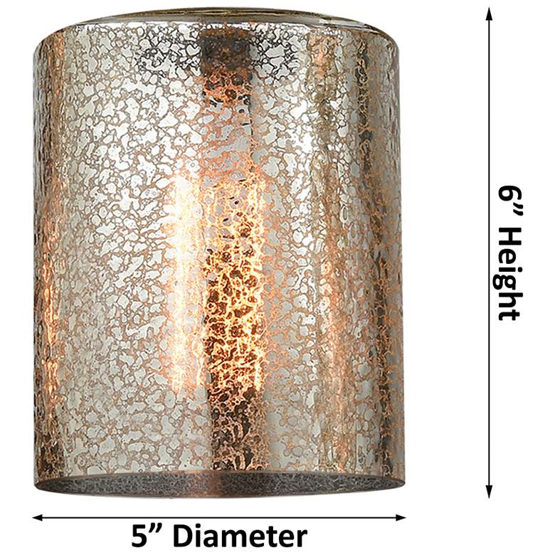 Image 5 Edison Cobbleskill 32" 4-Light Matte Black Bath Light w/ Deco Swirl Sh more views