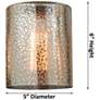 5_Edison Cobbleskill 32" 4-Light Matte Black Bath Light w/ Deco Swirl Sh more views