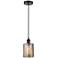 Edison Cobbleskill 5" Oil Rubbed Bronze Mini Pendant w/ Mercury Shade