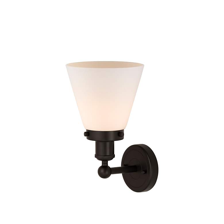 Image 2 Edison Cone 10" High Oil-Rubbed Bronze Wall Sconce more views