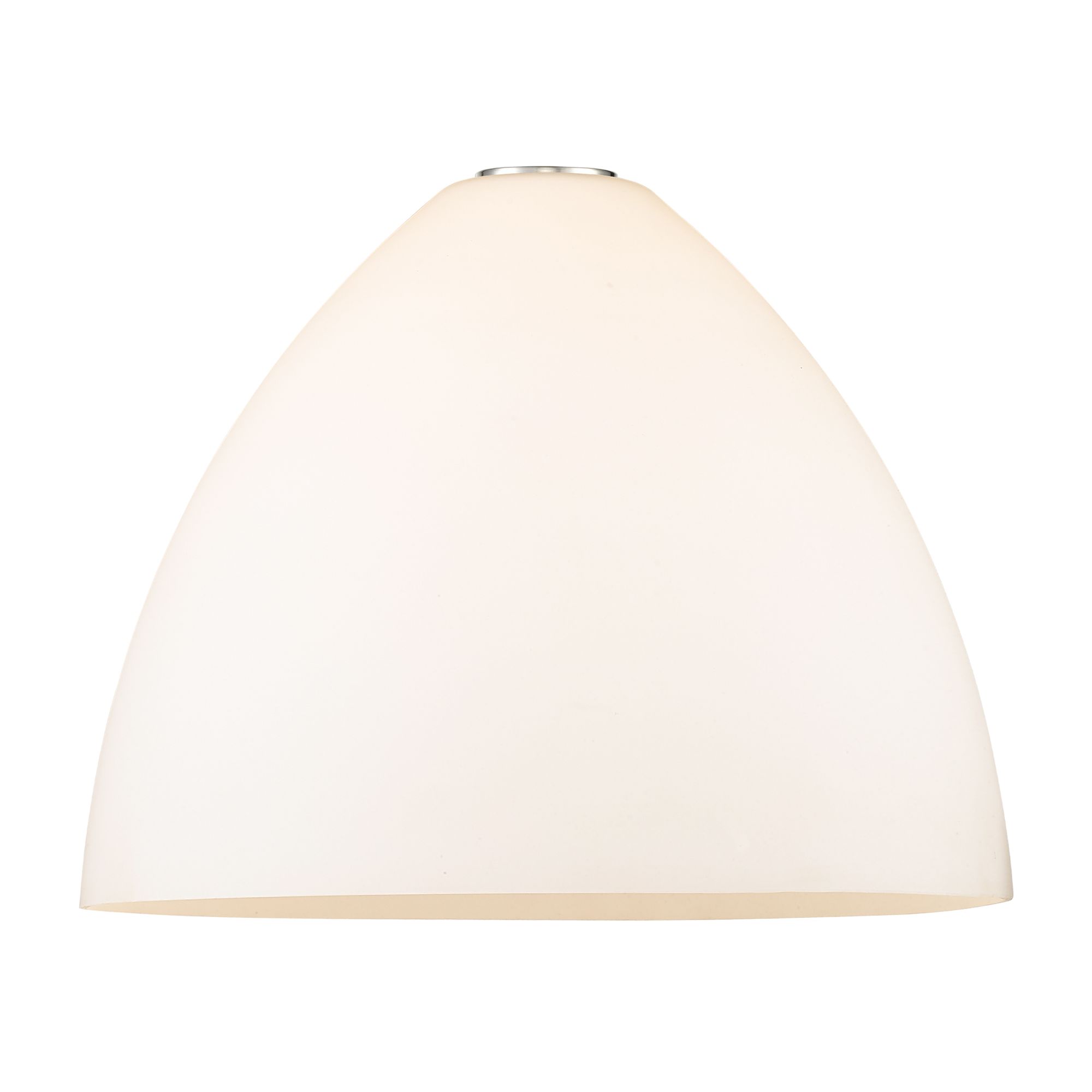 Image 4 Edison Dome 16" Brushed Brass Cord Hung Pendant w/ Matte White Shade more views