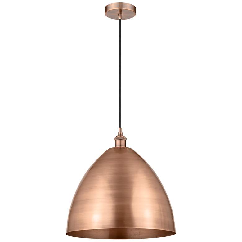 Image 1 Edison Dome 16" Wide Copper Corded Mini Pendant