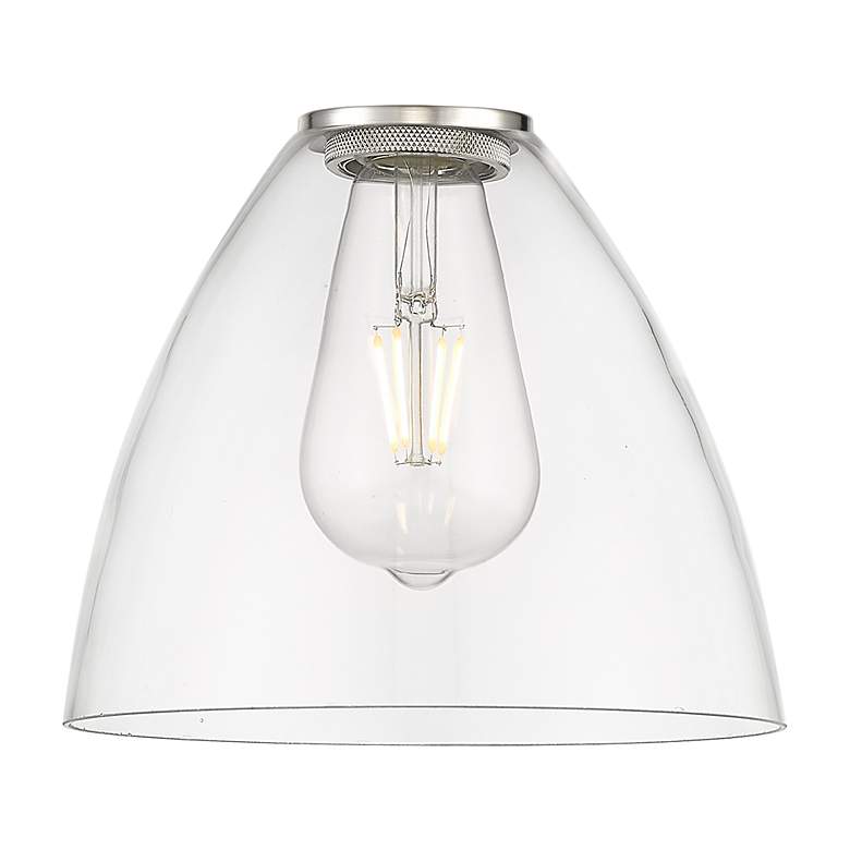Image 3 Edison Dome 8" Oil Rubbed Bronze Cord Hung Mini Pendant w/ Clear Shade more views
