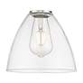3_Edison Dome 8" Oil Rubbed Bronze Cord Hung Mini Pendant w/ Clear Shade more views