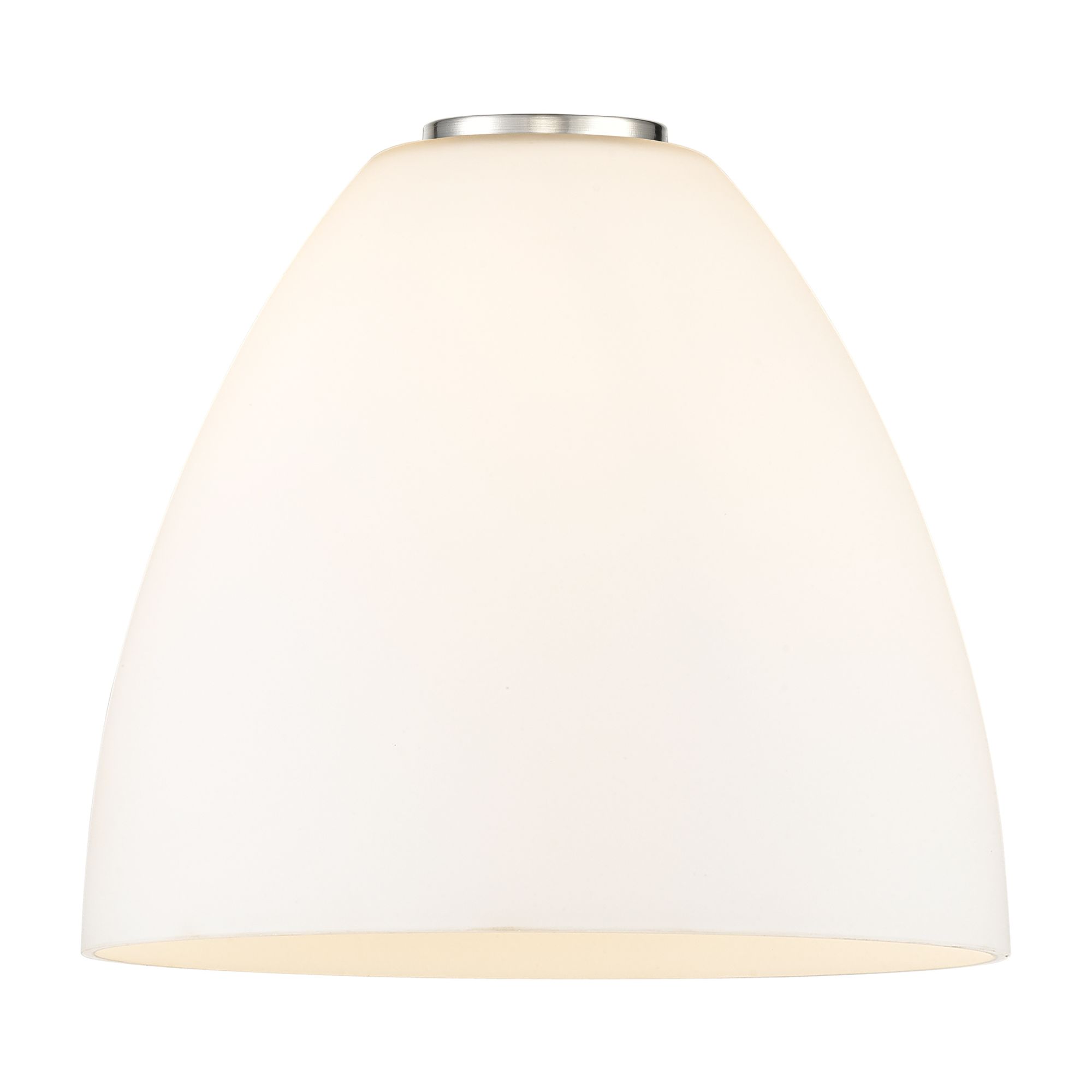 Image 4 Edison Dome 9" Brushed Brass Cord Hung Mini Pendant w/ Matte White Sha more views