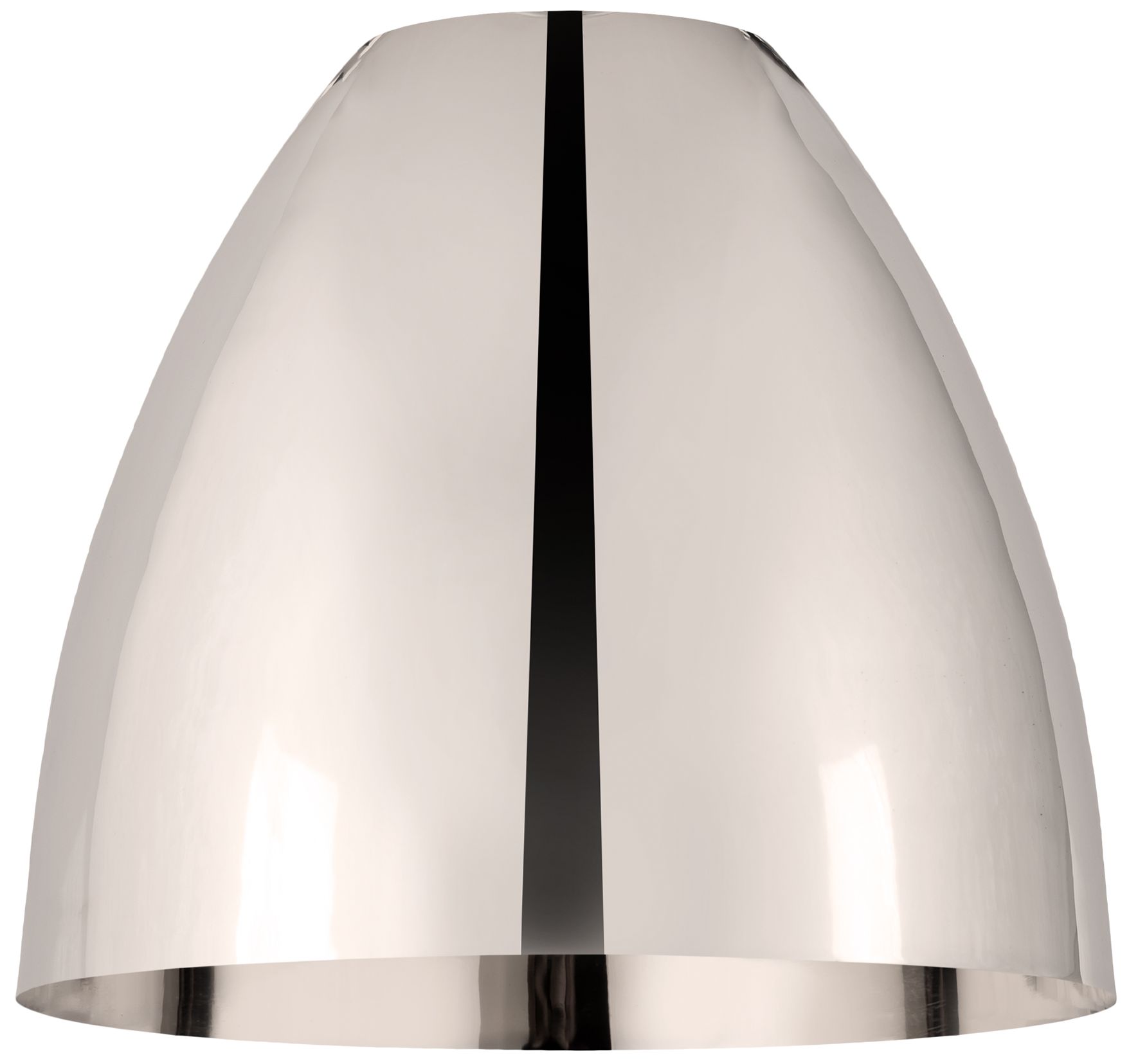 Image 3 Edison Dome 9"W Polished Nickel Corded Mini Pendant w/ Nickel Shade more views