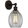 Edison Eaton 6" Oil Rubbed Bronze Sconce w/ Clear Shade