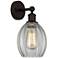 Edison Eaton 6" Oil Rubbed Bronze Sconce w/ Clear Shade