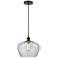 Edison Fenton 11" Oil Rubbed Bronze Mini Pendant w/ Clear Shade