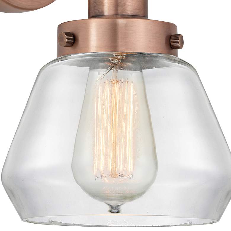 Image 2 Edison Fulton 10 3/4" High Antique Copper Wall Sconce more views