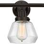 2_Edison Fulton 25" 3-Light Oil Rubbed Bronze Bath Light w/ Clear Shade more views