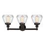 3_Edison Fulton 25" 3-Light Oil Rubbed Bronze Bath Light w/ Clear Shade more views