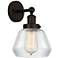 Edison Fulton 7" Oil Rubbed Bronze Sconce w/ Clear Shade