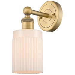 Edison Hadley 11 1/2" High Brushed Brass Wall Sconce