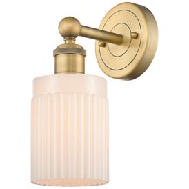 Edison Hadley 11 1/2" High Brushed Brass Wall Sconce Edison Hadley 11 1/2" High Brushed Brass Wall Sconce