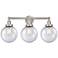 Edison Large Beacon 25" 3-Light Brushed Nickel Bath Light w/ Mercury S