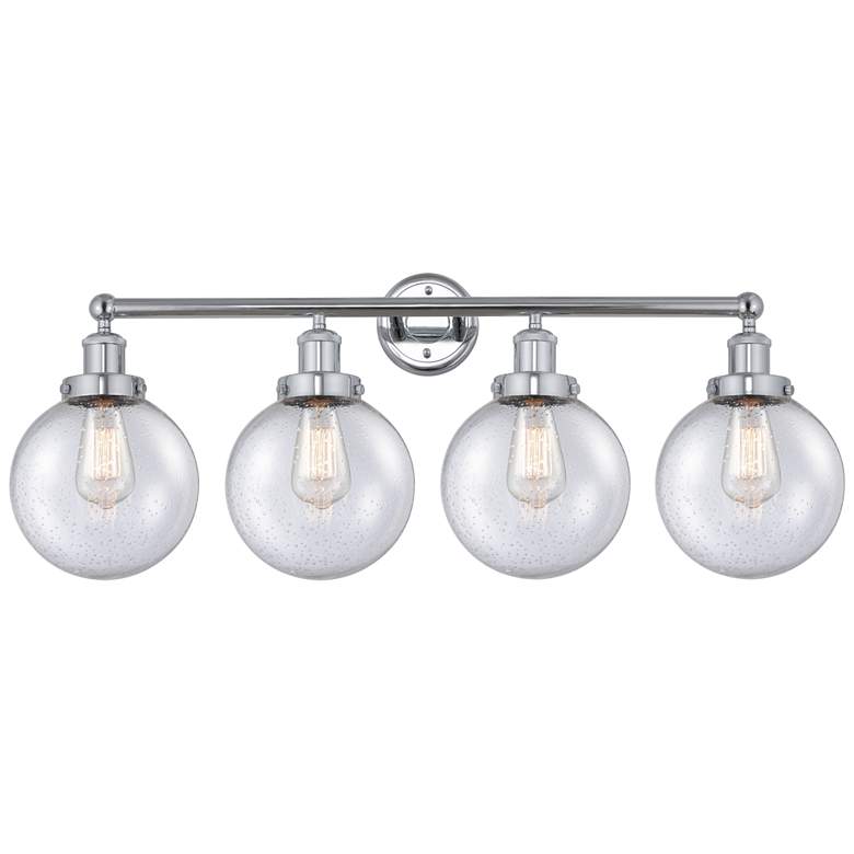 Image 1 Edison Large Beacon 34 inch 4-Light Polished Chrome Bath Light w/ Mercury 