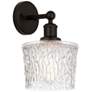 Edison Niagra 7" Oil Rubbed Bronze Sconce w/ Clear Shade