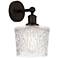 Edison Niagra 7" Oil Rubbed Bronze Sconce w/ Clear Shade