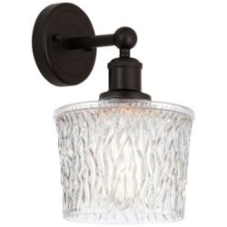 Edison Niagra 7" Oil Rubbed Bronze Sconce w/ Clear Shade