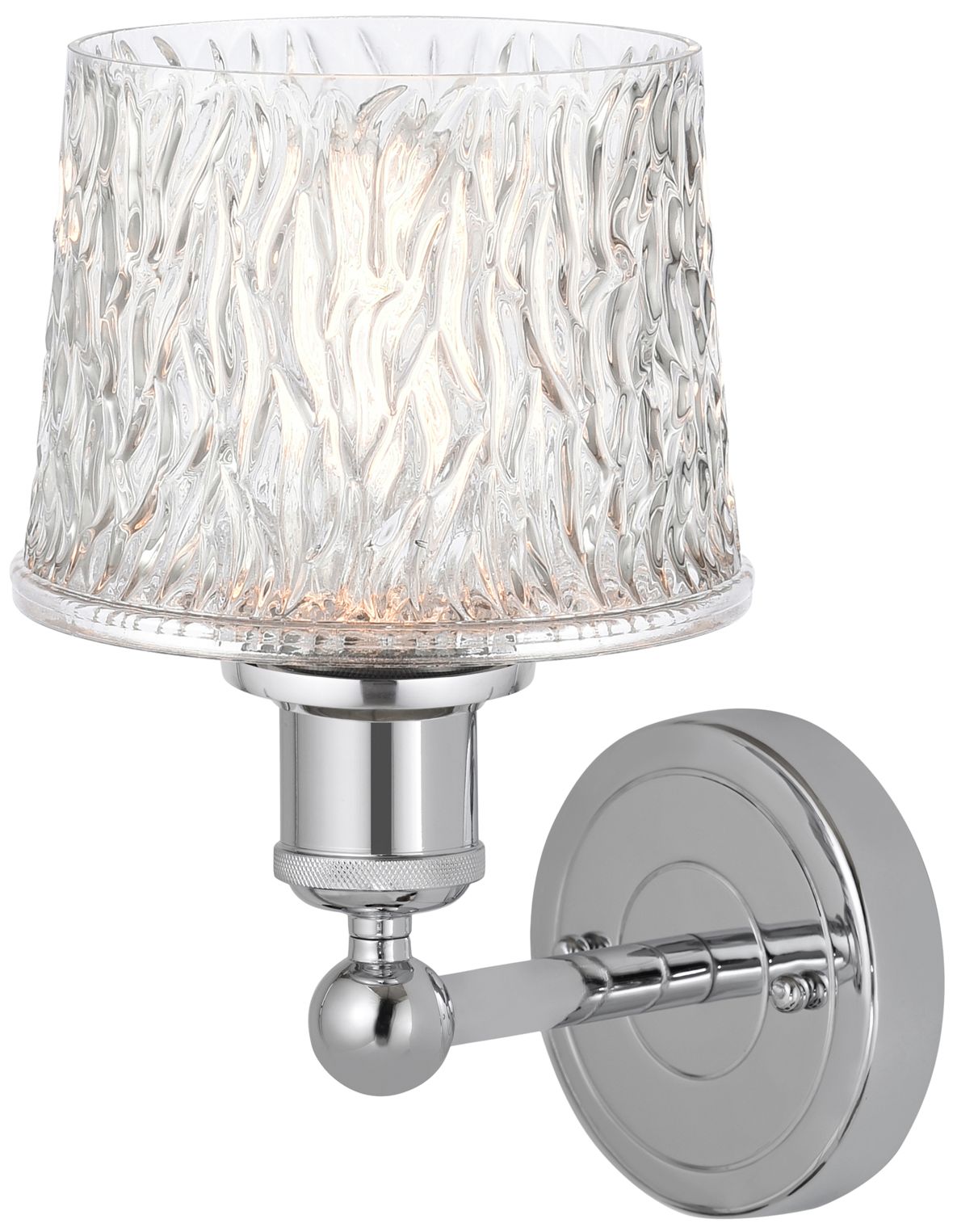 Image 5 Edison Niagra 7" Polished Chrome Sconce w/ Clear Shade more views