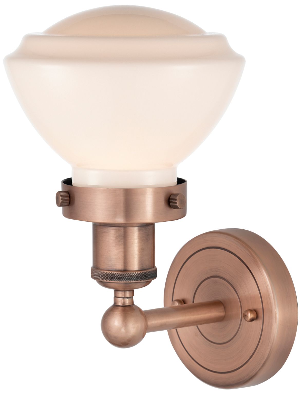 Image 2 Edison Olean 11" High Antique Copper Wall Sconce more views