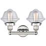 3_Edison Oxford 10" High Polished Nickel 2-Light Wall Sconce more views