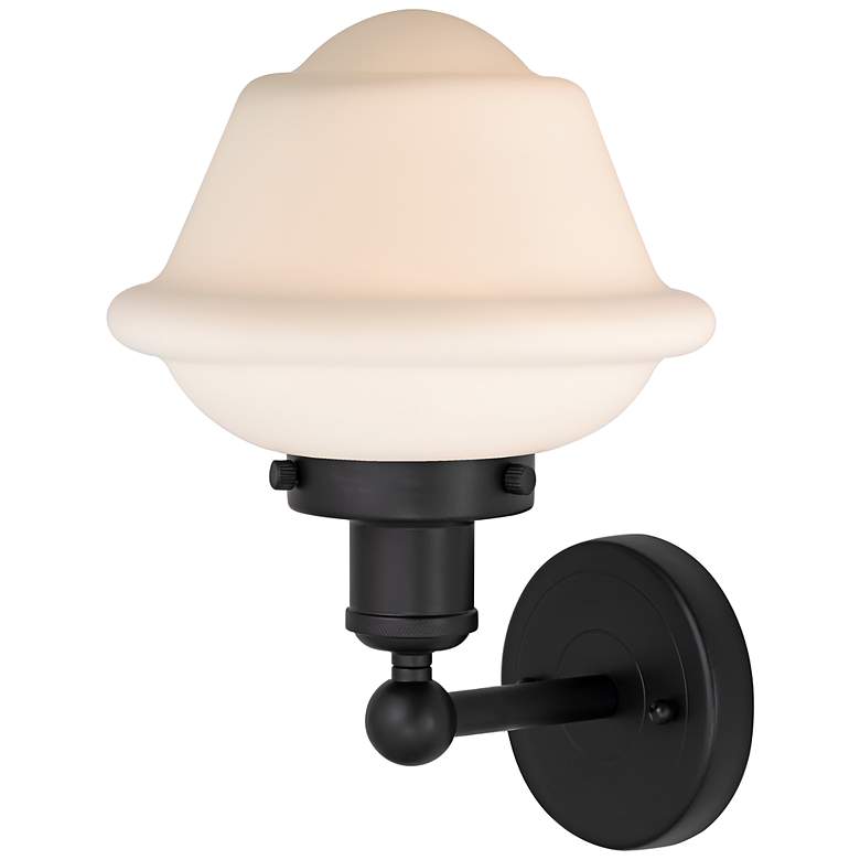 Image 3 Edison Oxford 11" High Matte Black Wall Sconce more views
