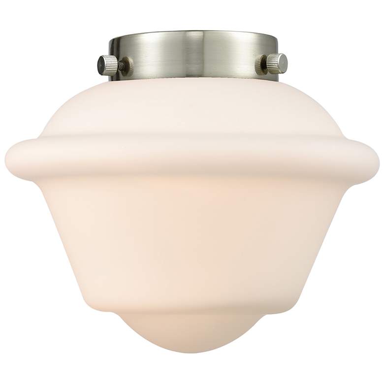 Image 4 Edison Oxford 16" 2-Light Matte Black Bath Light w/ Matte White Shade more views