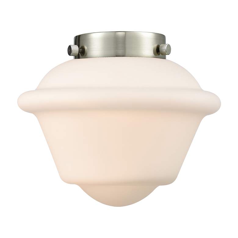 Image 4 Edison Oxford 25" 3-Light Oil Rubbed Bronze Bath Light w/ Matte White more views