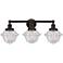 Edison Oxford 25" 3-Light Oil Rubbed Bronze Bath Light w/ Mercury Shad