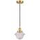 Edison Oxford 7 1/2" Wide Satin Gold Mini Pendant