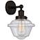 Edison Oxford 7" Oil Rubbed Bronze Sconce w/ Mercury Shade