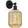 Edison Preston 14" High Matte Black Sconce With Mercury Jar Shade
